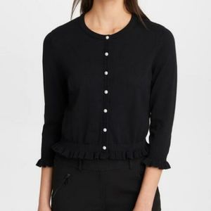 Karl Lagerfeld Navy Laceback sweater